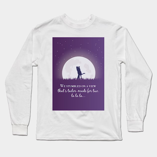 La la land romance view Long Sleeve T-Shirt by glaucocosta